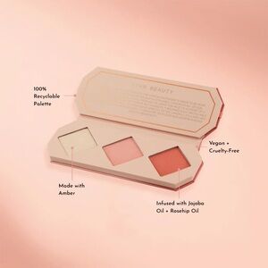 Aether Beauty Crystal Charged Amber Blush Shimmer Highlight Palette